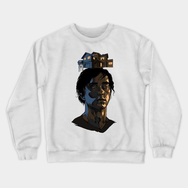 hereditary horror portrait Crewneck Sweatshirt by Kotolevskiy